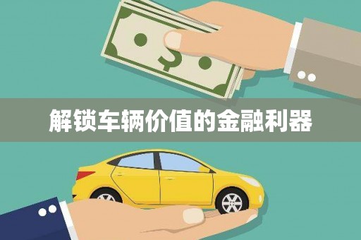 小金解锁车辆价值的金融利器