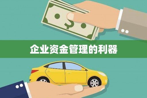 小金企业资金管理的利器