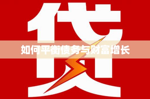 小金如何平衡债务与财富增长