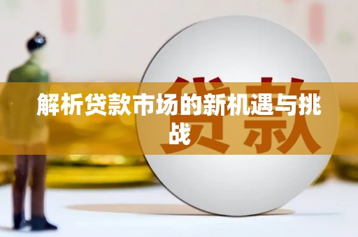 小金解析贷款市场的新机遇与挑战