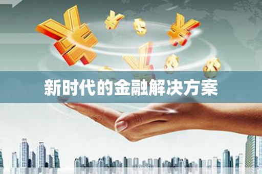 小金新时代的金融解决方案