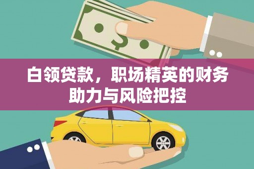 小金白领贷款，职场精英的财务助力与风险把控